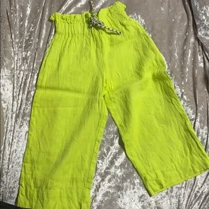 Zara kids linen culottes